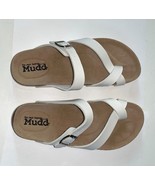 Mudd Sandals White Strap Flip Flops Slip On Shoes Women&#39;s - $53.34 CAD
