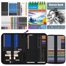 Artistic ProSketch Kit: 76-Piece Drawing and Sketching Set with Sketchbook, Wate - £50.39 GBP