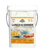 Emergency Survival Food Supply Kit Bucket Dinner Meal MRE 25 Year Dried ... - $131.09 CAD