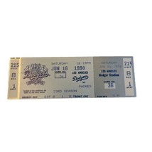 1990 06/16 San Diego Padres at LA Dodgers Full Ticket Martinez CG Win Gwynn0for3 - $10.00