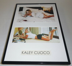 Kaley Cuoco Framed 12x18 Photo Display Big Bang Theory - £54.43 GBP