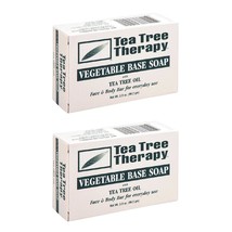 Tea Tree Therapy Vegetable Base Soap With Tea Tree Oil - 3.9 Oz - £17.68 GBP