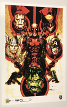 Tony Harris SIGNED Artist Proof AP Art Print Deadpool Secret Wars Wolverine Hulk - £44.39 GBP