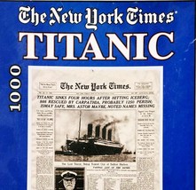 1998 Titanic Wreck Jigsaw Puzzle New York Times Front Page Herbko 1000 P... - $750.65 MXN