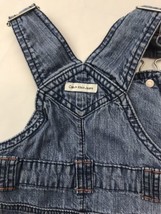 Vintage Calvin Kline Jeans Denim 9 Mos Shortalls Overalls Blue  - £11.15 GBP