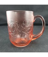 Vintage Rosa Pink Glass Mug Rosaline Arcoroc France Coffee Tea Replaceme... - $12.33 CAD