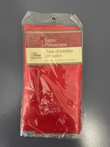 Home Collection Red Satin Pillowcase - e957 - $2.38