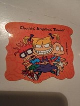 Nickelodeon&#39;s RUGRATS CHUCKIE ANGELICA &amp; TOMMY Vintage Sticker 1998 - £7.71 GBP