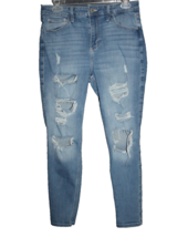 Hollister Curvy High-Rise Super Skinny Light Blue Jeans 9R W 29 L 26 Dis... - £14.37 GBP