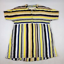 Anthropologie Peter Som Naxos Striped Tunic Dress PL Yellow Black White ... - $29.69