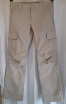 Under Armour Storm Womens Size 4 Inseam 31.5 Cargo Tactical Chino Pants Beige U4 - £23.45 GBP