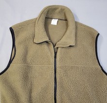 New England Winter Fleece Co Vest Jacket Vintage Ashland NH Brown Size M... - £27.79 GBP