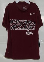 Nike Dry Fit Montana Grizzlies Maroon Size 4 Short Sleeve Tee Shirt image 1