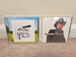 Lot of 2 Tim McGraw CDs: Damn Country Music, Live Like You Were Dying - £6.71 GBP