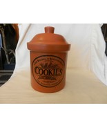 The Bakery At Barnham Hills Cookies Jar, Earthenware Brown Hermetic Seal - £45.08 GBP