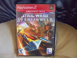 Star Wars Starfighter (Sony PlayStation 2, 2001) EUC - £23.34 GBP