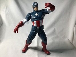 MARVEL Captain America 2012 10” Talking Action Figure Battle Sounds And ... - £7.11 GBP