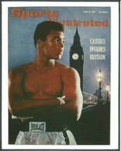 1963 June Issue of Sports Illustrated Mag. With MUHAMMAD ALI - 8&quot; x 10&quot; ... - $20.00
