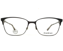 Bebe Brille Rahmen BB5155 200 TOPAZ Brown Quadratisch Swarovski Kristall - £47.25 GBP