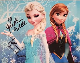 Idina Menzel And Kristen Bell Signed Autograph 8x10 Rpt Photo Frozen - £14.90 GBP