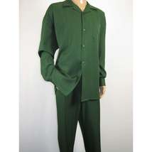 Men MONTIQUE 2pc Set Walking Leisure suit Long Sleeve Set 1641 Green image 3