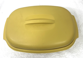 3 Piece Vintage Tupperware Steamer Vegetable Microwave Harvest Gold 1273-4 - $337.37 MXN