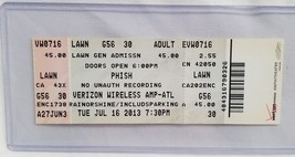 PHISH  - ORIGINAL 2013 UNUSED WHOLE FULL CONCERT TICKET - $289.42 MXN