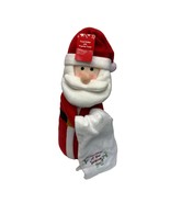 New Towel Holder Fingertip Towel Christmas Santa Claus Plush Holiday Chr... - £11.02 GBP