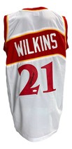 Dominique Wilkins Firmado Traje Blanco Estilo Profesional Camiseta de Baloncesto - £91.67 GBP