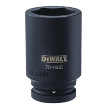 NEW Dewalt DWMT75150OSP 3/4 Drive X 36 MM 6PT Deep BLACK Impact Socket 7... - $39.89