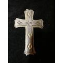 3 1/4&quot; Silver Tone Decorative Cross  - $152.05 MXN
