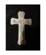 3 1/4&quot; Silver Tone Decorative Cross  - $8.00