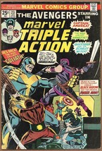 Marvel Triple Action #23 The Avengers Marvel Comics 1975 Bronze Age Comic Book - £2.93 GBP