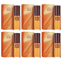 NEW Coty Wild Musk By Coty For Women Cologne Spray 1.50 Ounces (6 Pack) - £52.01 GBP