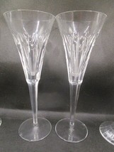 Pair Waterford® crystal champagne toasting flutes  Hearts Matching Pair - £59.35 GBP