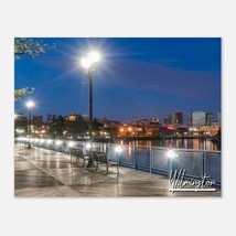 Wilmington Delaware Poster Print Wall Art | Wilmington Skyline Cityscape Art Hom - £16.14 GBP