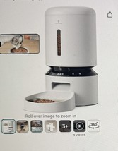 PETLIBRO Automatic Cat Feeder with Camera, 1080P HD Video, White-5L, Sin... - £36.47 GBP