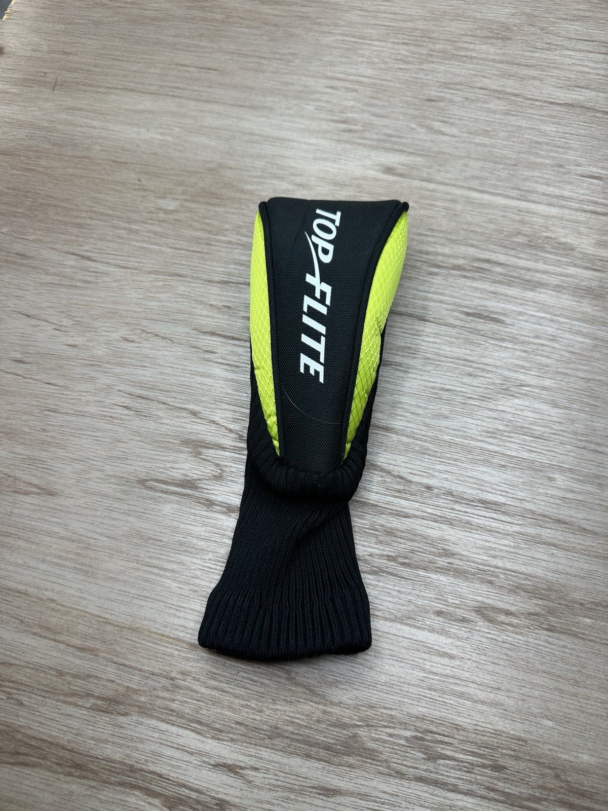 Top Flite Hybrid Head Cover, Black/Yellow  - $9.90
