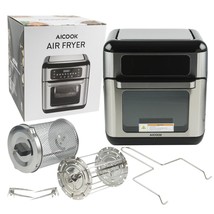 Air Fryer Toaster Oven AICOOK 11QT for Roasting Baking Grilling TXG-KK-D... - £52.95 GBP