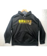 Boston Bruins Hoodie Black Hooded Sweatshirt NHL Hockey Logo Shirt Men's 2XL