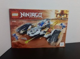 LEGO NINJAGO LEGACY ULTRA SONIC RAIDER MOTORBIKE 71739 INSTRUCTIONS MANU... - $6.92