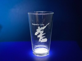 Raquette Lake Laser Etched Pint Glass - £9.42 GBP