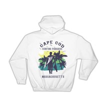 Cape Cod USA : Gift Hoodie Surfing Paradise Beach Tropical Vacation - £28.11 GBP