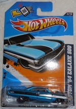 Hot Wheels 2012 Muscle-Mania Ford 12 &quot;64 Galaxie 500&quot; #3/10 Mint Car Sealed Card - £3.96 GBP