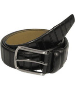 Men Black Genuine Leather Belt PIERO ROSSI Turkey Soft Full Grain #Black... - $47.92 CAD