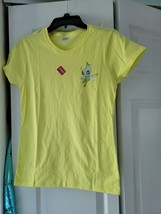 Yellow  Pokemon Tee Tshirt Celebi NWT Wow Ladies Adult Size S Heavy cotton - £11.00 GBP