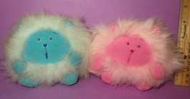 Moonglow Chiggle Chubbles Animal Fair Plush Vintage Chiggles Lot Blue Pi... - $100.00