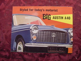 BIG AUSTIN A40 Dealership Sales Brochure 1958 1615/E - $102.63 MXN