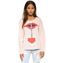 Wildfox Suck It Up Vineyard Pink Sweater Small NWT - $59.99