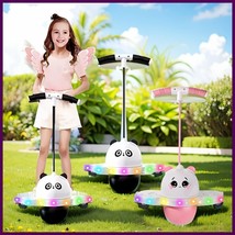 Panda Ball Jump Stick Balance Board with Handle &amp; LED Lights – Kids Outd... - $67.22 CAD